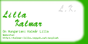 lilla kalmar business card